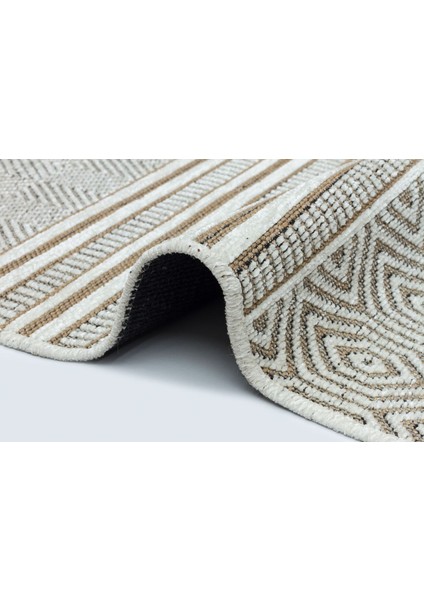 Gloria 4001 Ekru - Jüt Halı | Modern Dekoratif Dokuma Halı