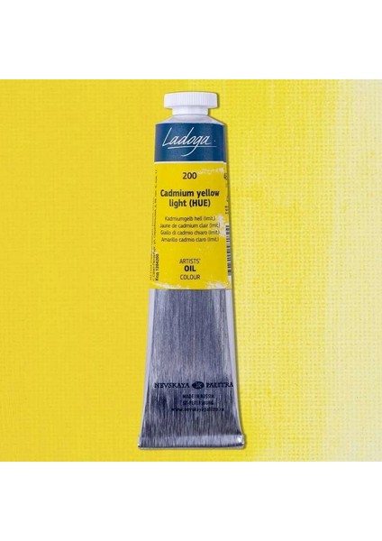 Ladoga Yağlı Boya 46 Ml. 200 Cadmium Yellow Light Hue