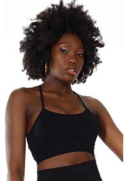 Virtus Çapraz Askılı Pedli Seamless/dikişsiz Büstiyer Siyah fiyatları