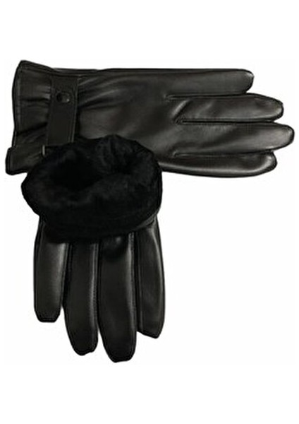 Erkek Suni Deri Eldiven Dokunmatik Ekran Uyumlu fırsatları