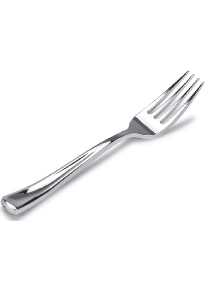 Metal Görünümlü Plastik Çatal 18LI fiyatları