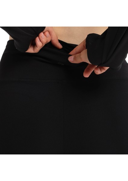 Eloy Flare Kadın Siyah Antrenman Tayt 25KK1035-SYH