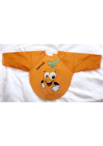 0-12 Ay Kollu Şirin Renkli Desenli Mama Önlüğü fiyatları