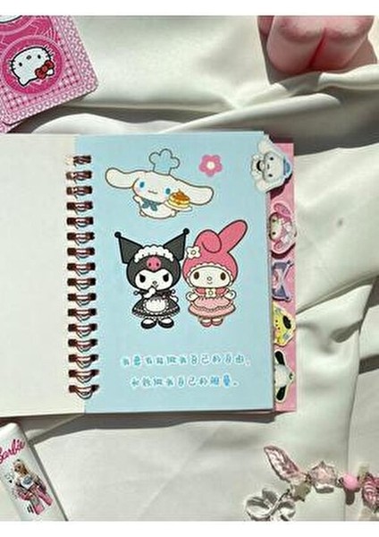 Sanrio Karakterleri Kitty Kuromi Sticker Defteri modelleri