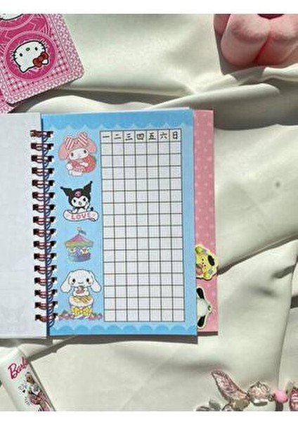 Sanrio Karakterleri Kitty Kuromi Sticker Defteri fırsatları