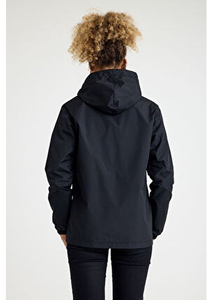 Kadın Içi Astarlı Suya Dayanıklı Kapüşonlu Cepli Yağmurluk