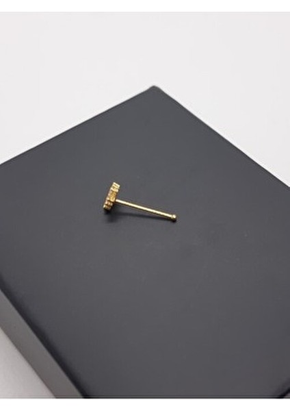 925 Ayar Gümüş Altın Kaplama Parlak Zirkon Taşlı ''yıldız'' Hızma indirimleri