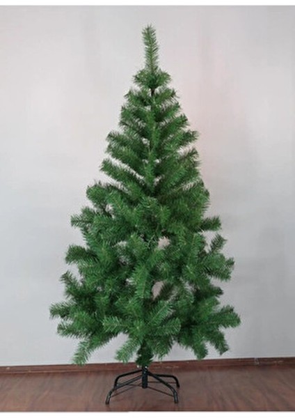 150 cm Yeşil Yılbaşı Çam Ağacı Metal Ayaklı 350 Dal Plastik Malzeme Özellikli