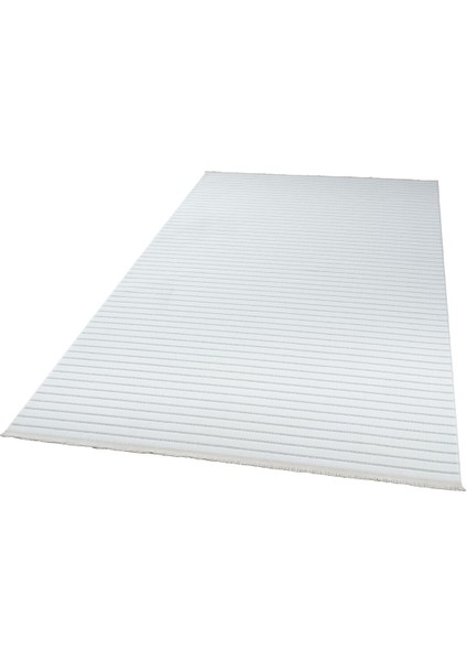 Origami 6931 Beyaz Gri - Polyester Dokuma Halı | Modern Salon Halısı fiyatları