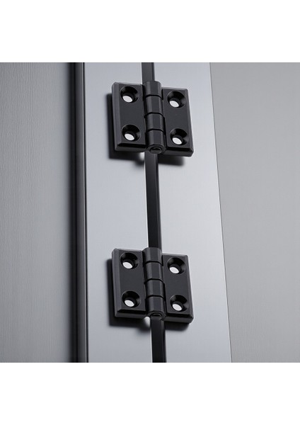 Metal Mini Yaprak Menteşe 30X30MM Dayanıklı Mobilya Kapı Dolap Çekmece Kapak Aksesuar Bağlantı Siyah modelleri