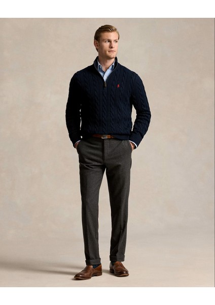 Yarım Fermuar Triko Kazak modelleri