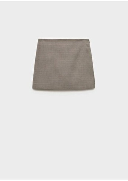 Kazayağı Desenli Mini Etek modelleri