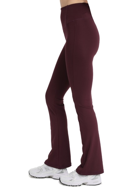 Eloy Flare Kadın Bordo Antrenman Tayt 25KK1035-BRD fırsatları