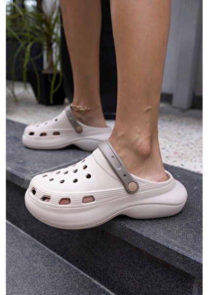 Casolla Kadin Bej Vizon Eva Hastane-Gunluk-Doktor-Hemşire Eva Yumusak Terlik