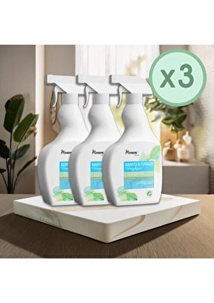 Homm Clean Banyo & Tuvalet Temizleyici 3 Adet