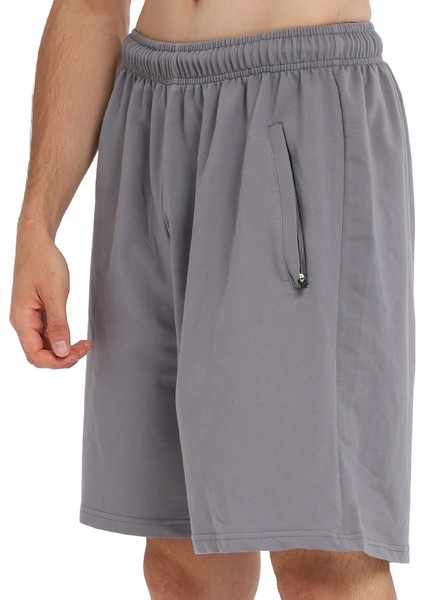 Grigi Erkek Gri Günlük Stil Şort 24YETL35D01-GRI