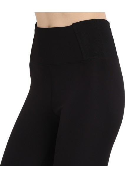 Mahave Kadın Siyah Antrenman Tayt 25KK1044-SYH