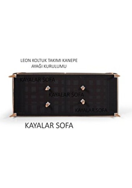 Leon Koltuk Takımı Antrasit 3+3+1