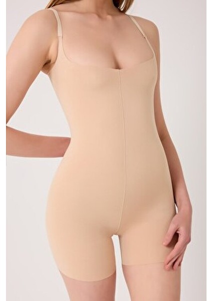 Kadın Lazer Kesim Hayalet Korse 2 Beden Incelten Tam Boy Askılı Korse 3010