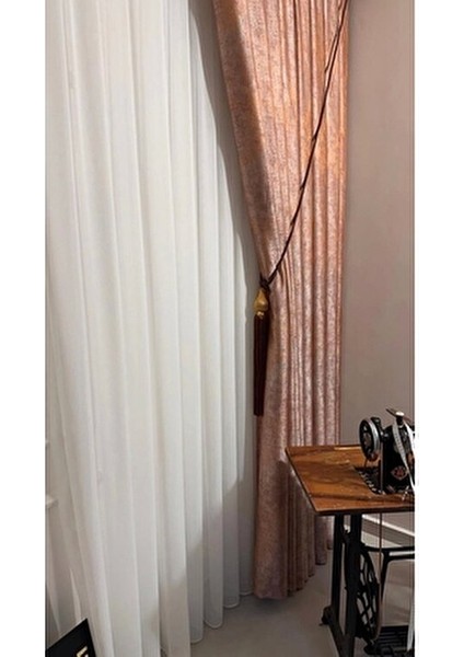 Nivemeshome Mızraklı FIR0914 AR03102 1/3 Sık Pileli Beyaz Tül Perde Apm fiyatları