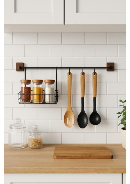 2 Parça Metal Askılı Mutfak Organizeri & Mutfak Rafı & Sepet modelleri