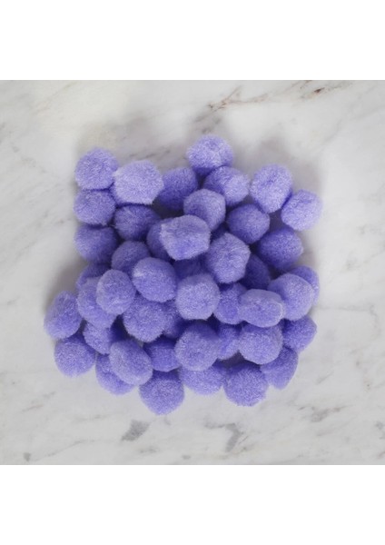 Loren Crafts 2 cm 100 Adet Lila Ponpon fiyatları