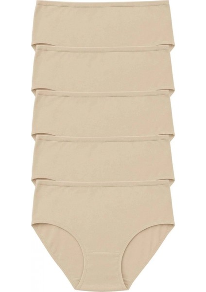 Marsilyan- PK40003 Büyük Beden Yüksek Bel Külot 5 Li Paket