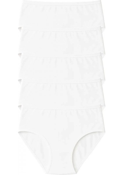 Marsilyan- PK40003 Büyük Beden Yüksek Bel Külot 5 Li Paket