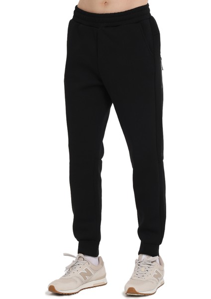 Arvada Erkek Siyah Günlük Stil Eşofman Altı 25KE1005-SYH