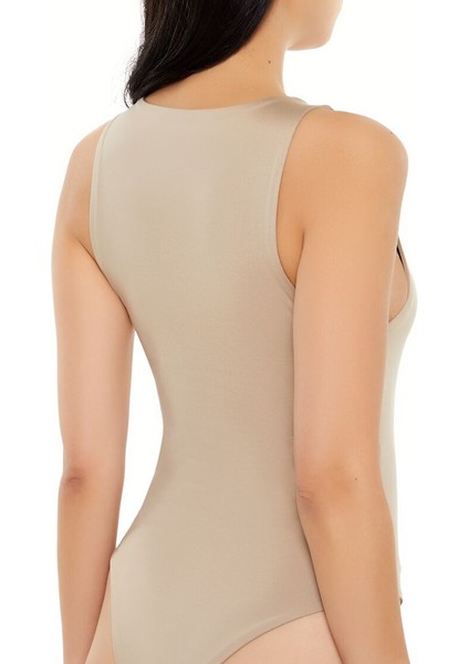 Halter Yaka Bodysuit