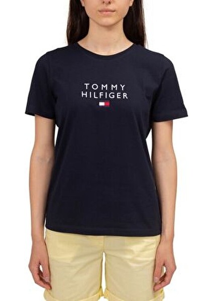 Logolu Kadın Basic Tişört fiyatları