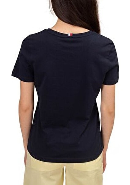 Logolu Kadın Basic Tişört modelleri