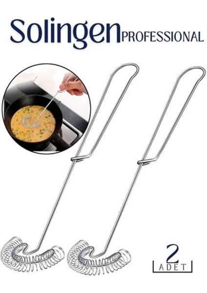 2 li Çelik Spiral Çırpıcı Solingen Professional fiyatları