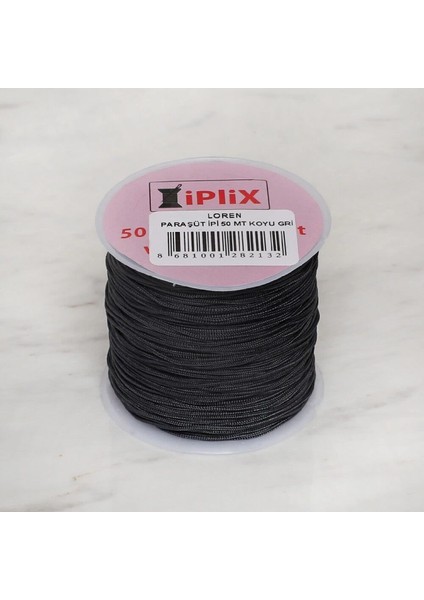 Loren Paraşüt Ipi 100 mt Koyu Gri