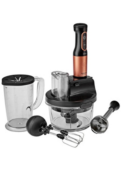 6 Bıçaklı Premium Cam Mutfak Robotu Çırpma, Dilimleme, Doğrama, Blender, Karıştırma,buz Kırma 2500W