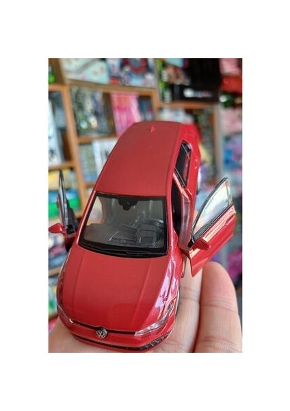 Volkswagen Yeni Golf 8 Gti Metal Araba Çekbırak Koleksiyon Model Kırmızı