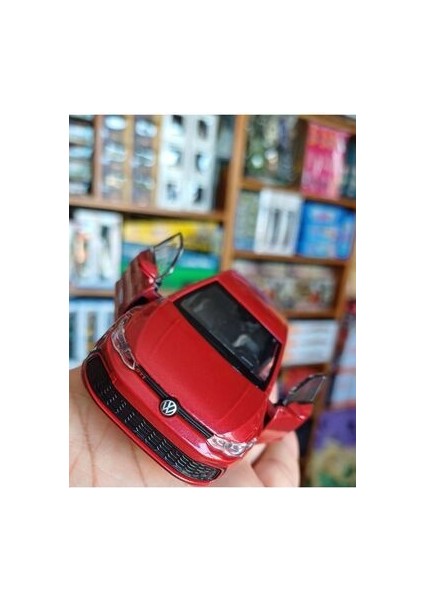 Volkswagen Yeni Golf 8 Gti Metal Araba Çekbırak Koleksiyon Model Kırmızı modelleri