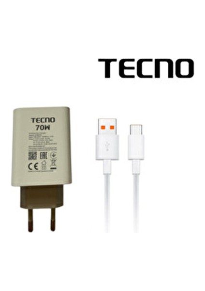 70W (Watt) Hızlı Şarj Aleti Adaptörü Kablo Seti