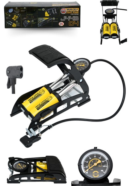 Bisiklet Pompası Ayakla Çalışan J44B-04