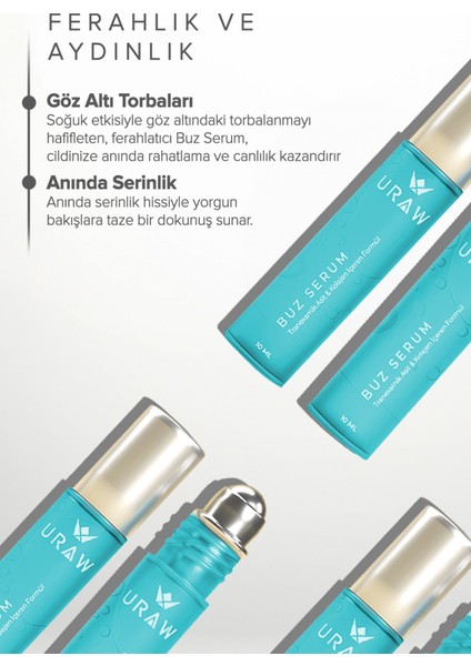 Buz Serum – Göz Altı Morluk, Şişlik ve Ince Çizgilere Karşı Roll-On Göz Çevresi Serumu fiyatları