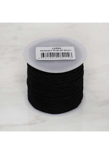 Loren Paraşüt Ipi 100 mt Siyah