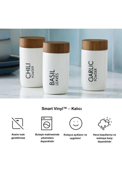 Smart Kalıcı Vinil Folyo Canlı Renkler 4'lü Set (Şampanya, Parti Pembesi, Sarı, Altın) modelleri