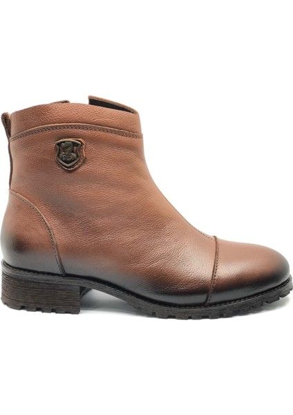 Marsel Hakiki Deri Düz Kaymaz Taban Ortopedik Kadın Bot modelleri