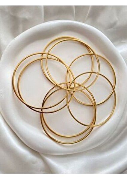 Lydiamtaki Kadın Çelik Bileklik Seti Düz Tasarım 4 Adet 60 mm 22 cm Uzun Ömürlü fiyatları