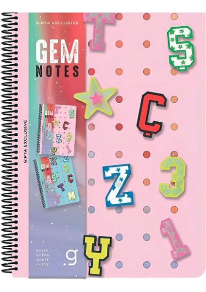 Gem Notes Spiralli Pp Kapak A5 Çizgili Not Defteri