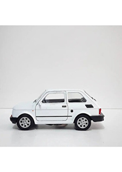 Lisanslı Fiat 126 Bis 1.36 Ölçek Beyaz Metal Araba Koleksiyonluk Model fırsatları