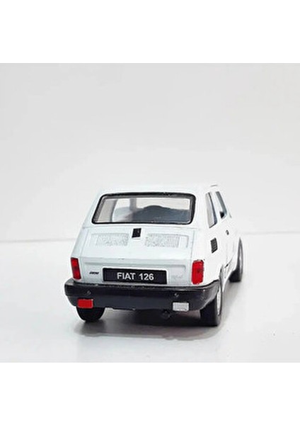 Lisanslı Fiat 126 Bis 1.36 Ölçek Beyaz Metal Araba Koleksiyonluk Model indirimleri