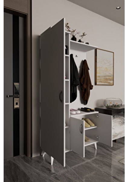 Eko Portmanto Vestiyer Beyaz fırsatları