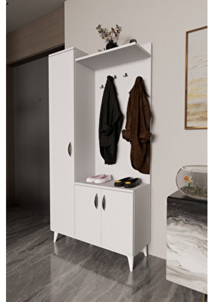 Eko Portmanto Vestiyer Beyaz indirimleri