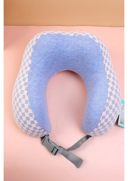 Örme Ekose Memory Foam U Tipi Yastık modelleri